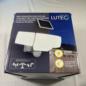 LUTEC Motion Activated Solar Security LED Light NEW